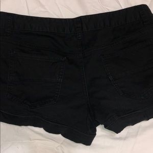 Forever 21 black denim shorts